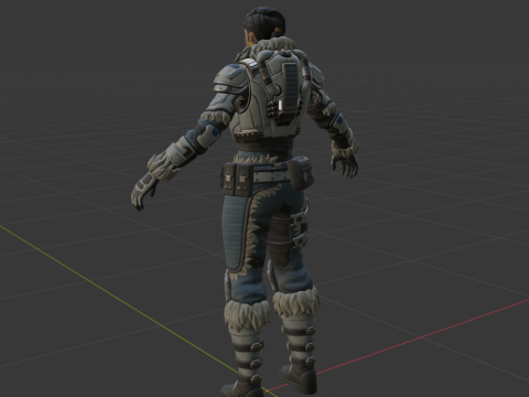 Kate Diaz - Fortnite Model 3D