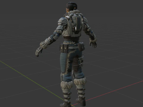 Kate Diaz - Fortnite 3D Model