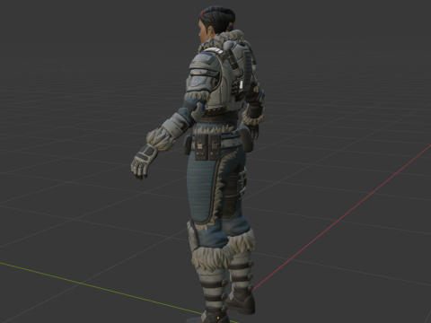 Kate Diaz - Fortnite Model 3D