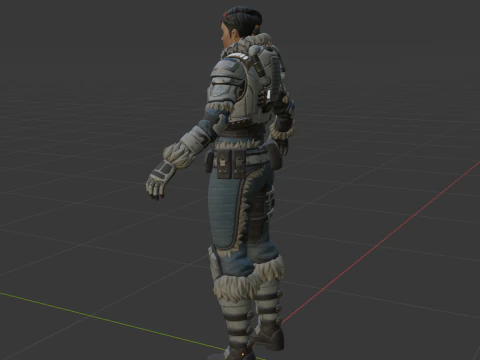 Kate Diaz - Fortnite 3D Model