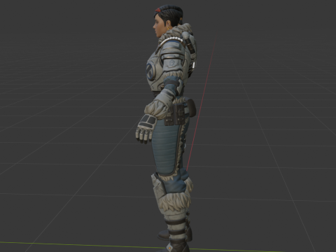 Kate Diaz - Fortnite Model 3D