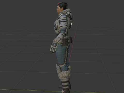 Kate Diaz - Fortnite 3D Model