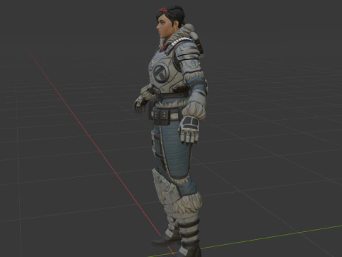 Kate Diaz - Fortnite 3D Model