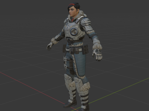 Kate Diaz - Fortnite Model 3D