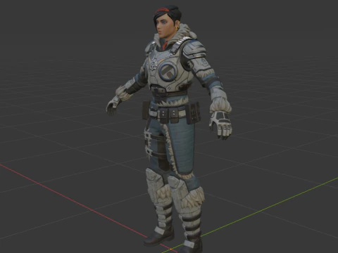 Kate Diaz - Fortnite 3D Model