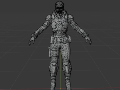 Kate Diaz - Fortnite 3D Model