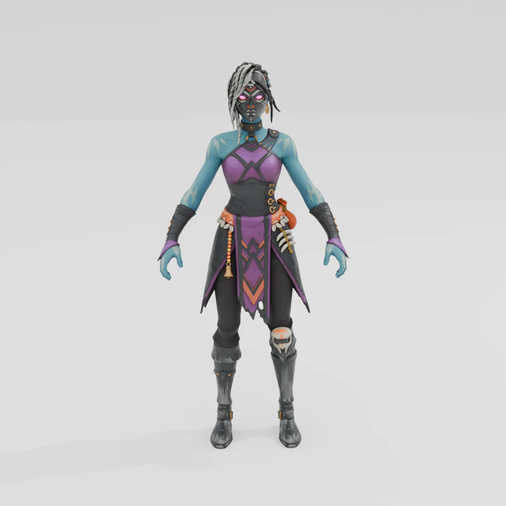 Nightwitch - Fortnite 3D Model .c4d .max .obj .3ds .fbx .stl .blend
