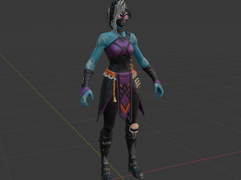 Nightwitch - Fortnite 3Dモデル