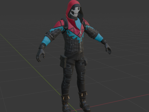 Bonehead - Fortnite 3Dモデル