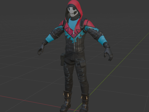 Bonehead - Fortnite 3Dモデル