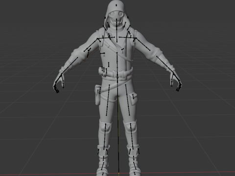 Bonehead - Fortnite 3Dモデル