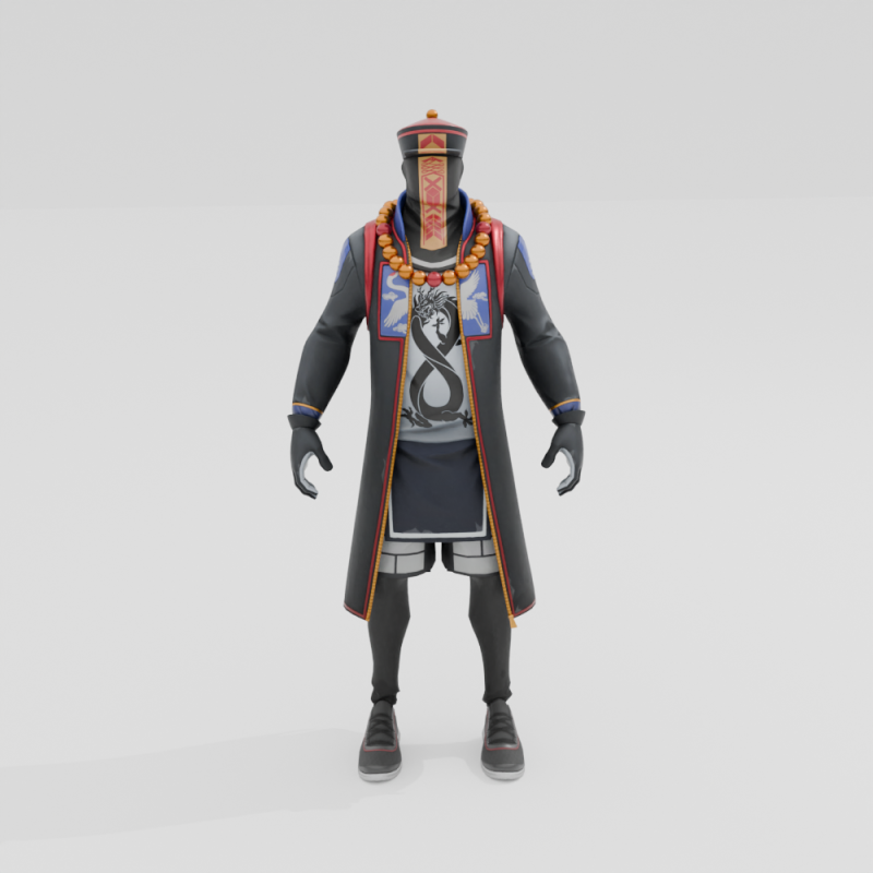 Paradox - Fortnite Model 3D .c4d .max .obj .3ds .fbx .stl .blend 