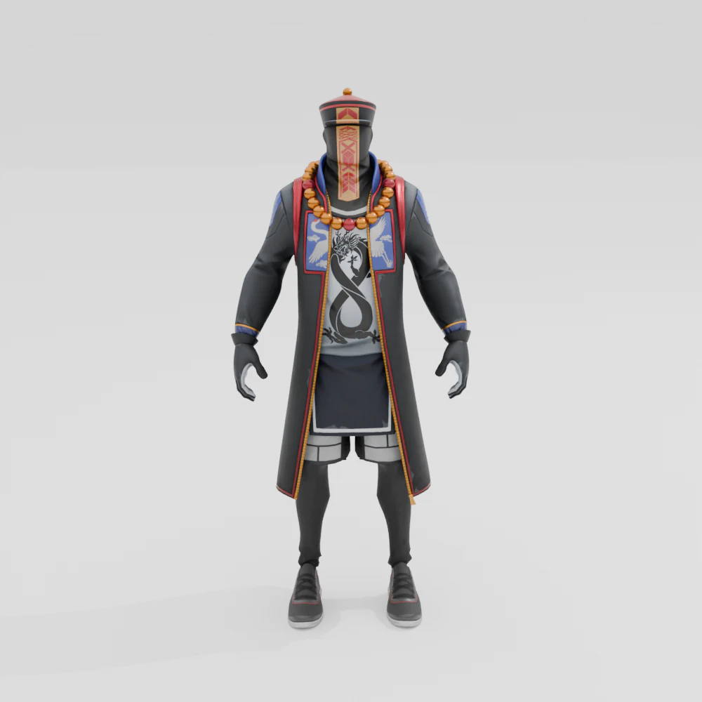Paradox - Fortnite 3D Model .c4d .max .obj .3ds .fbx .stl .blend 
