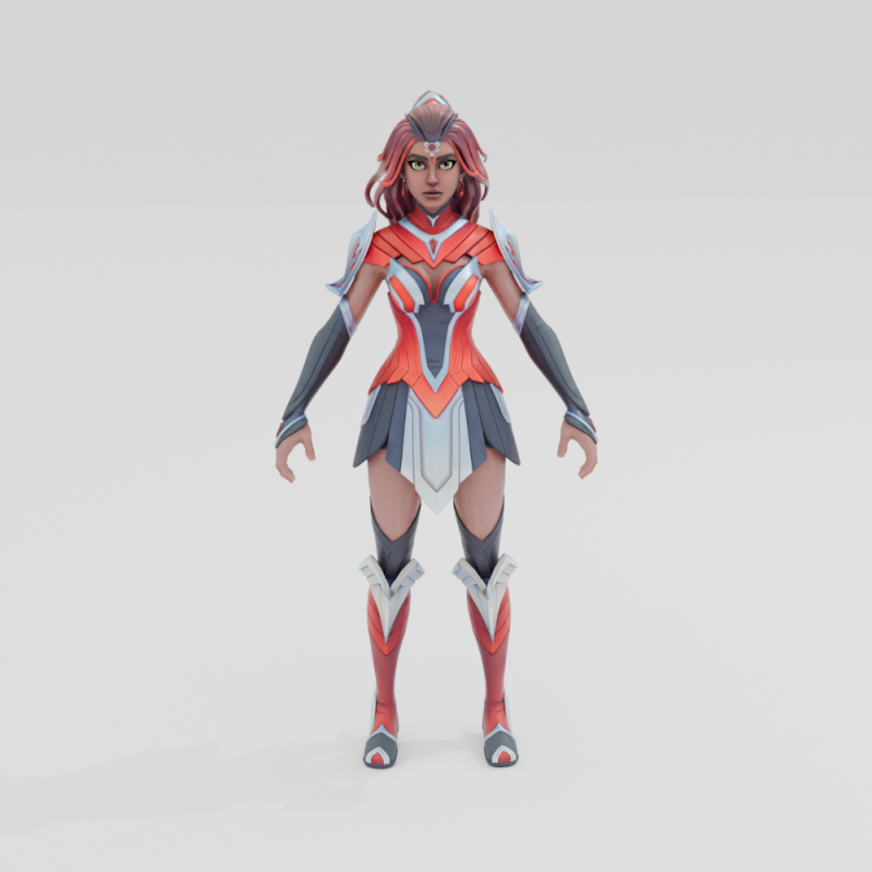 Valor - Fortnite 3Dモデル .c4d .max .obj .3ds .fbx .stl .blend
