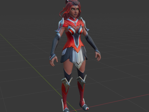Valor - Fortnite 3Dモデル
