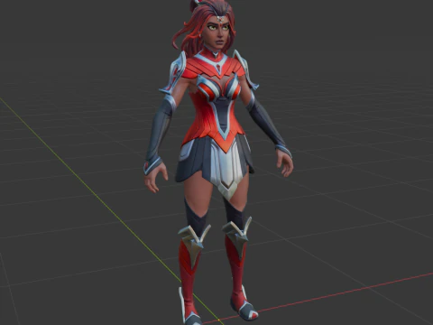 Valor - Fortnite 3D Model