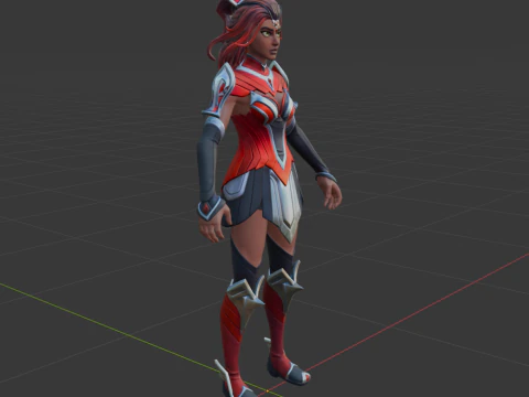 Valor - Fortnite 3D Model