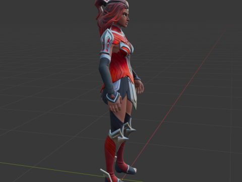 Valor - Fortnite 3Dモデル
