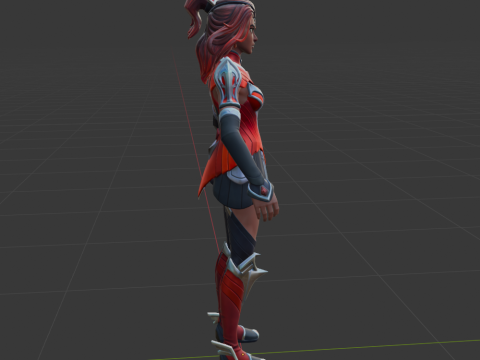 Valor - Fortnite 3Dモデル