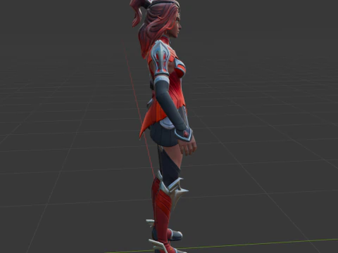 Valor - Fortnite 3D Model
