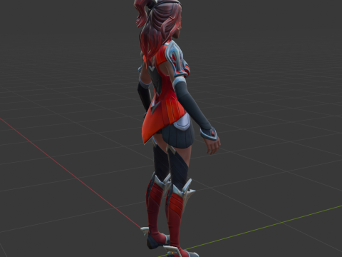 Valor - Fortnite 3Dモデル
