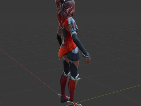 Valor - Fortnite 3D Model