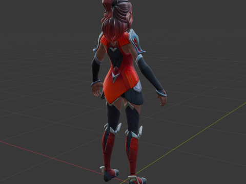Valor - Fortnite 3Dモデル
