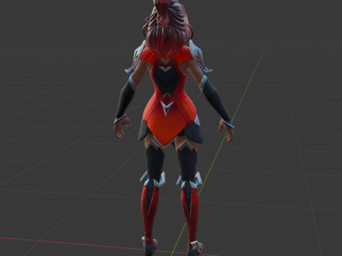 Valor - Fortnite 3Dモデル