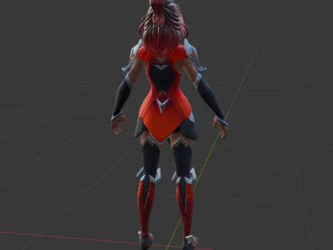 Valor - Fortnite 3D Model