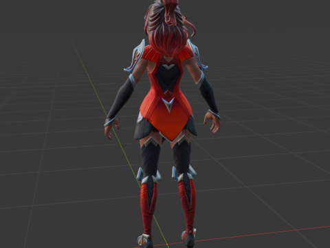 Valor - Fortnite 3Dモデル