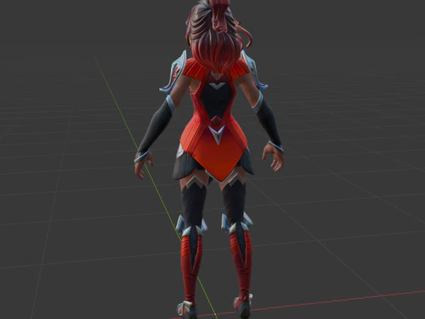 Valor - Fortnite 3D Model