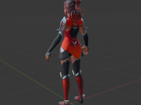 Valor - Fortnite 3Dモデル