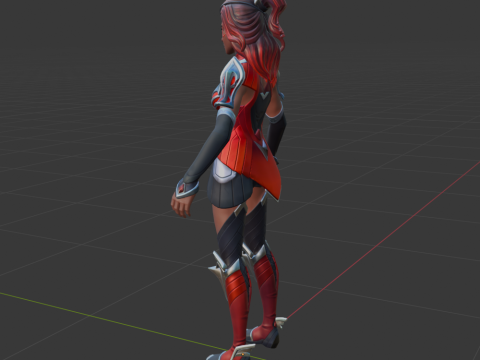 Valor - Fortnite 3Dモデル