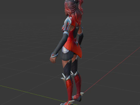 Valor - Fortnite 3D Model