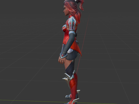 Valor - Fortnite 3Dモデル
