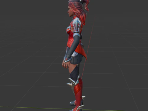 Valor - Fortnite 3D Model