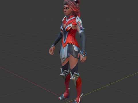 Valor - Fortnite 3Dモデル