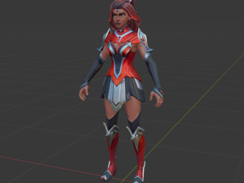 Valor - Fortnite 3Dモデル
