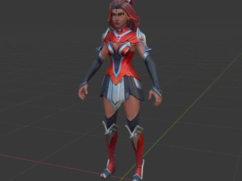 Valor - Fortnite 3D Model