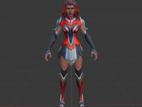 Valor - Fortnite 3Dモデル