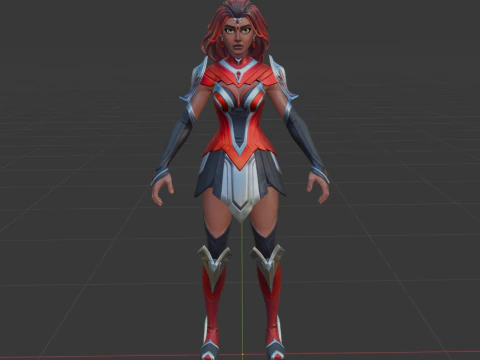 Valor - Fortnite 3D Model