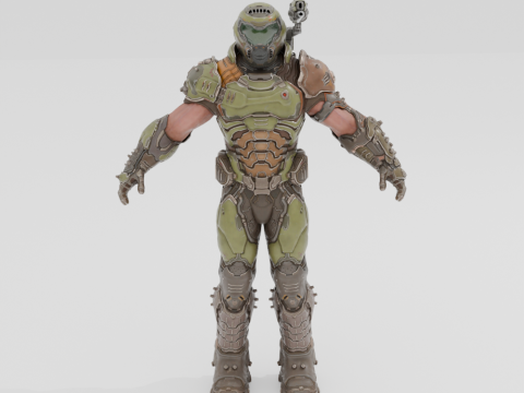 Doom Slayer - Fortnite 3D Model