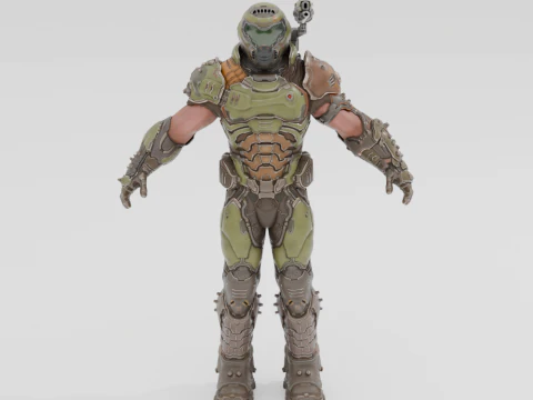 Doom Slayer - Fortnite Modello 3D