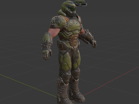 Doom Slayer - Fortnite 3Dモデル