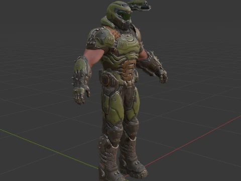 Doom Slayer - Fortnite 3D Model
