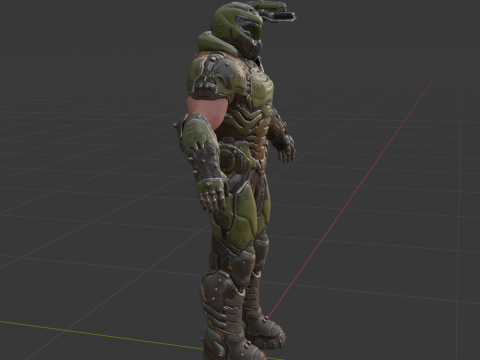 Doom Slayer - Fortnite 3Dモデル