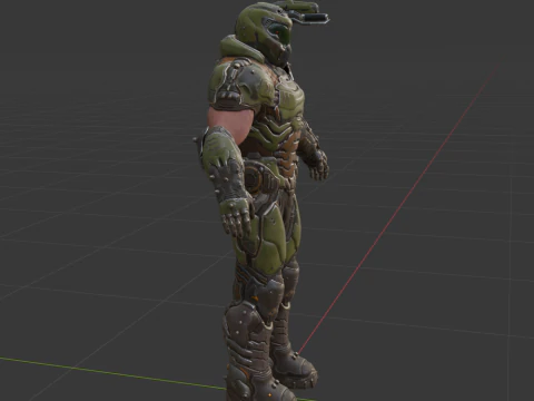 Doom Slayer - Fortnite 3D Model
