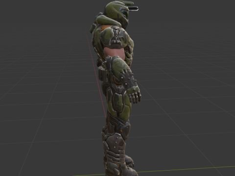 Doom Slayer - Fortnite 3Dモデル