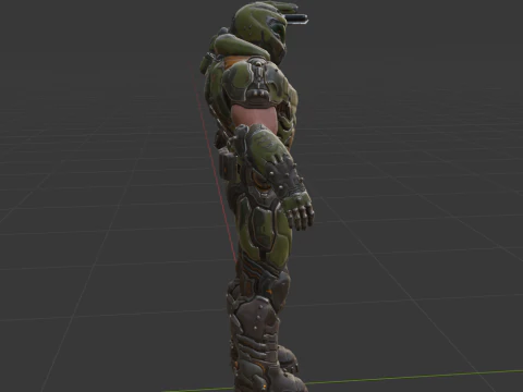 Doom Slayer - Fortnite 3D Model