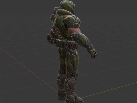 Doom Slayer - Fortnite 3Dモデル